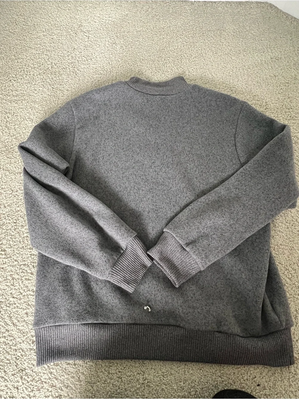 The North Face Men's Gray Half-Zip Sweater